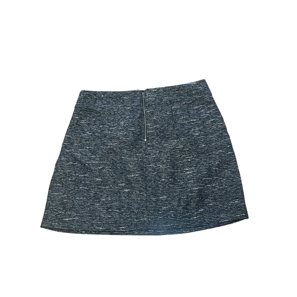 Loft Metallic Tweed‎ Mini Skirt Women's with 2 Pocket Size 12 P